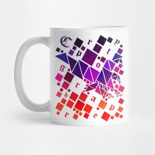 Cyberpunk Cryptographer Design Mug